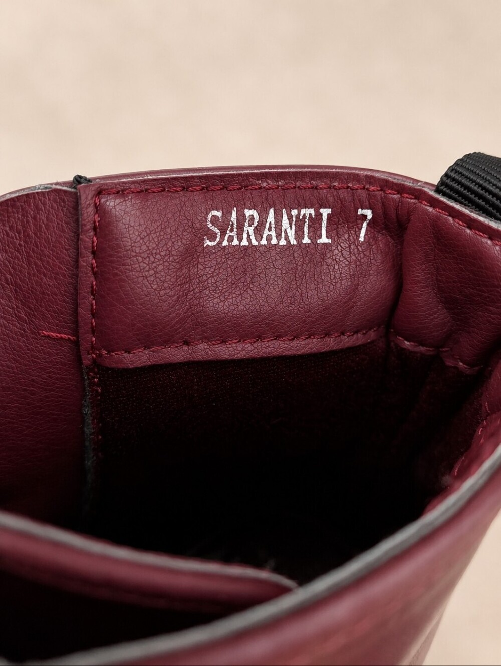 Avitto Designs Saranti Women's Burgundy Combat Boots Size 7 New Without Tags - Picture 8 of 8